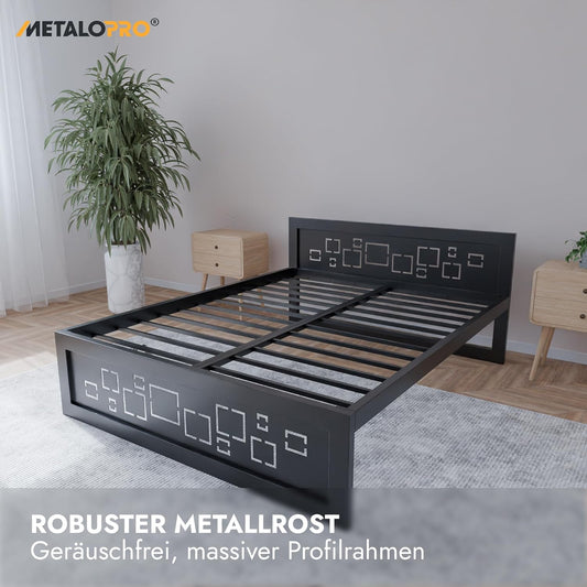 Metallbett Ryka Perfor M12 – stabiles Bettgestell Metall