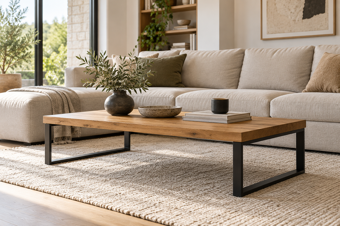 Couchtisch-Höhe: passende Beine zum Sofa wählen