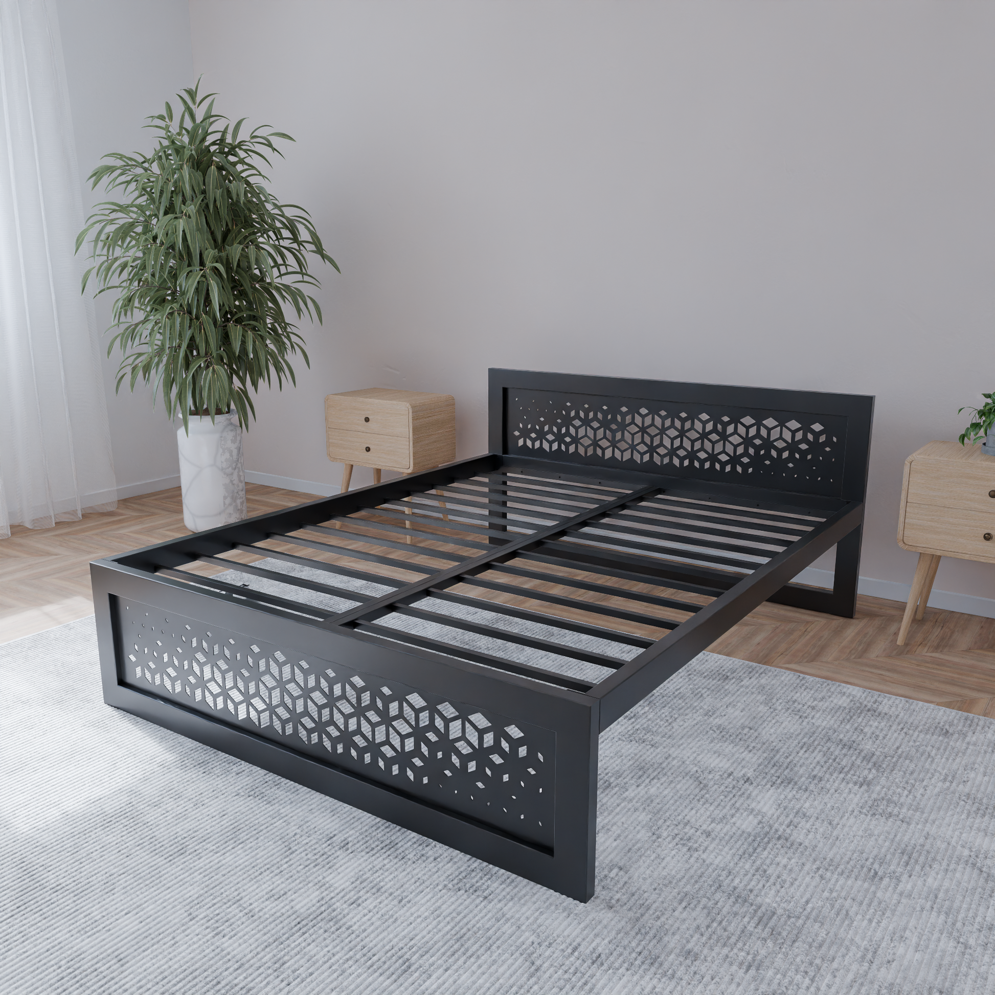 Metallbett Ryka Perfor M13 – stabiles Bettgestell Metall