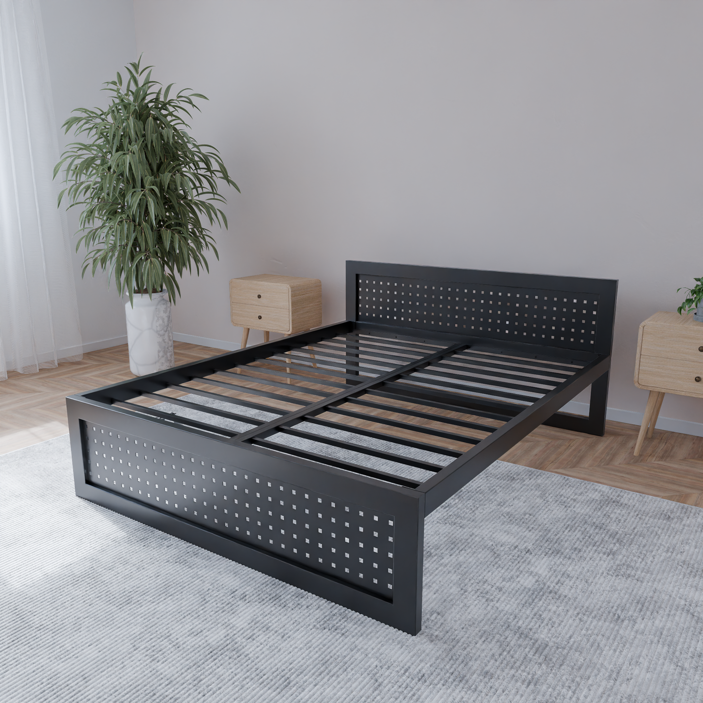 Metallbett Ryka Perfor M18 – stabiles Bettgestell Metall