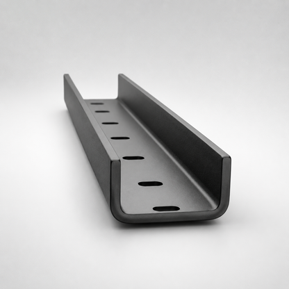 Tischplatten-Verstärkung U-Profil schwarz (3er-Set)