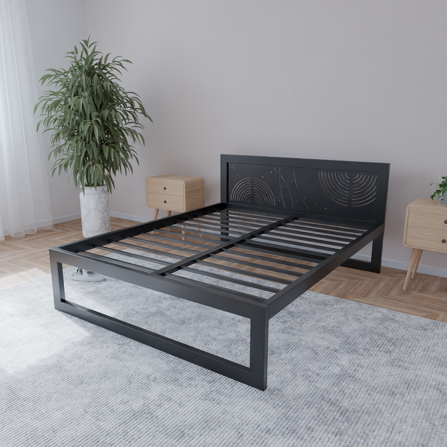 Metallbett Ryka Standard M18 – stabiles Bettgestell Metall