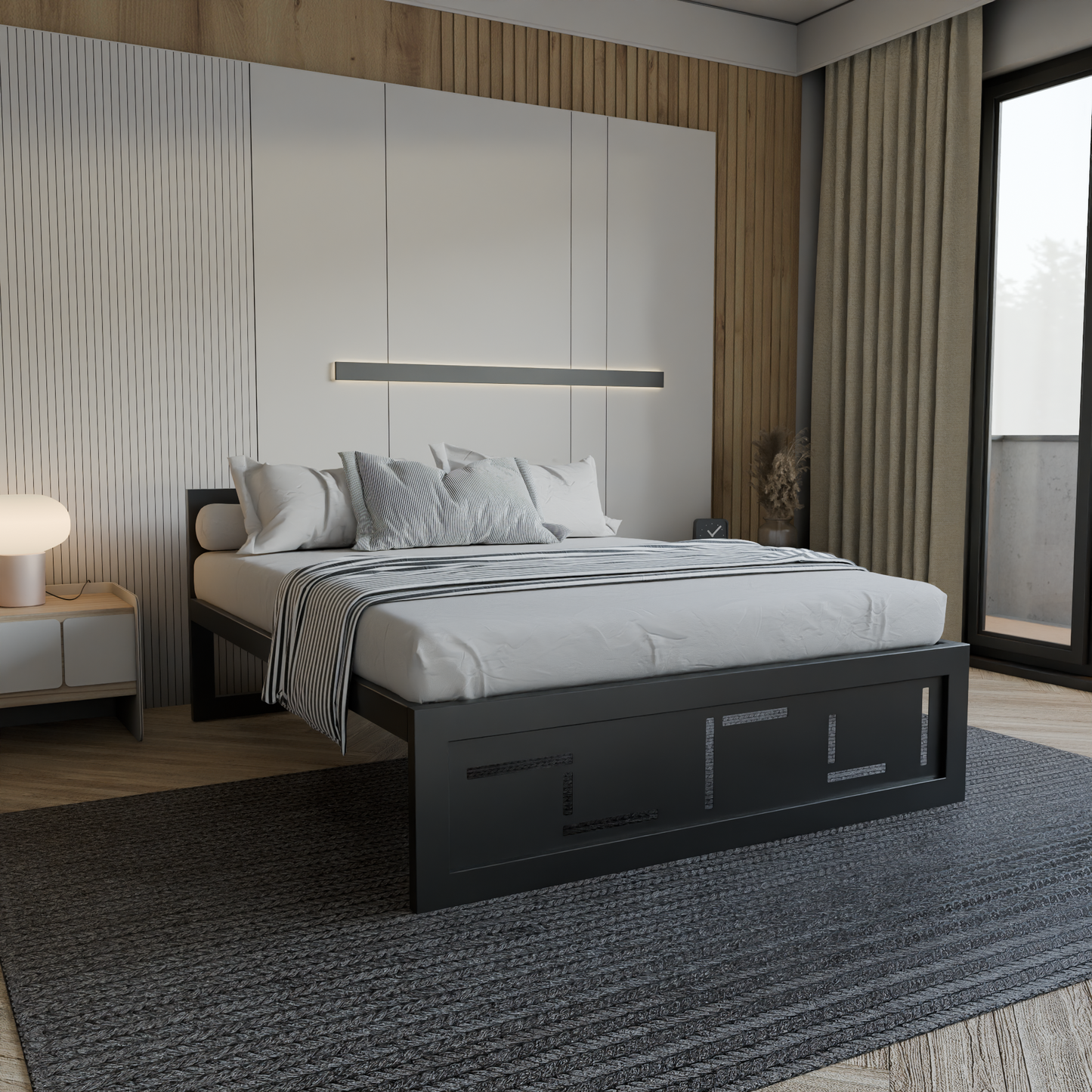 Metallbett Ryka Perfor M16 – stabiles Bettgestell Metall