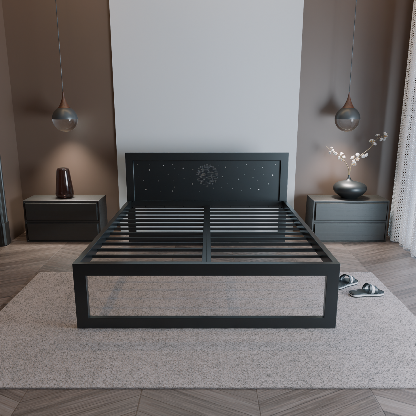 Metallbett Ryka Standard M16 – stabiles Bettgestell Metall