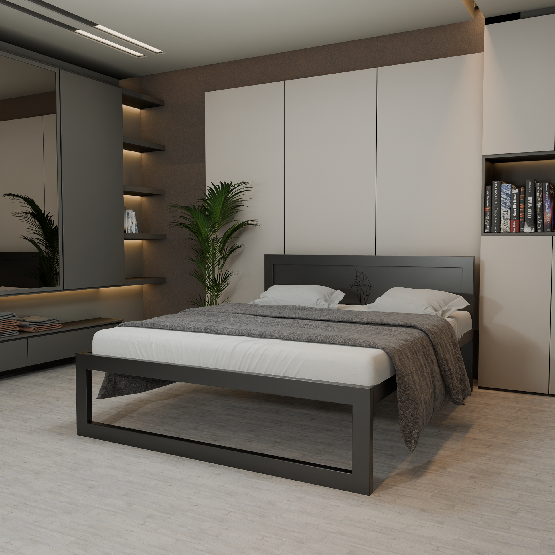 Metallbett Ryka Standard M6 – stabiles Bettgestell Metall