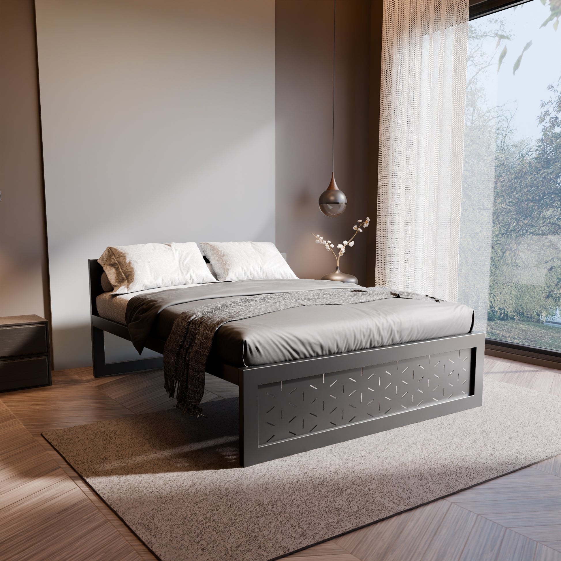 Metallbett Ryka Perfor M3 – stabiles Bettgestell Metall