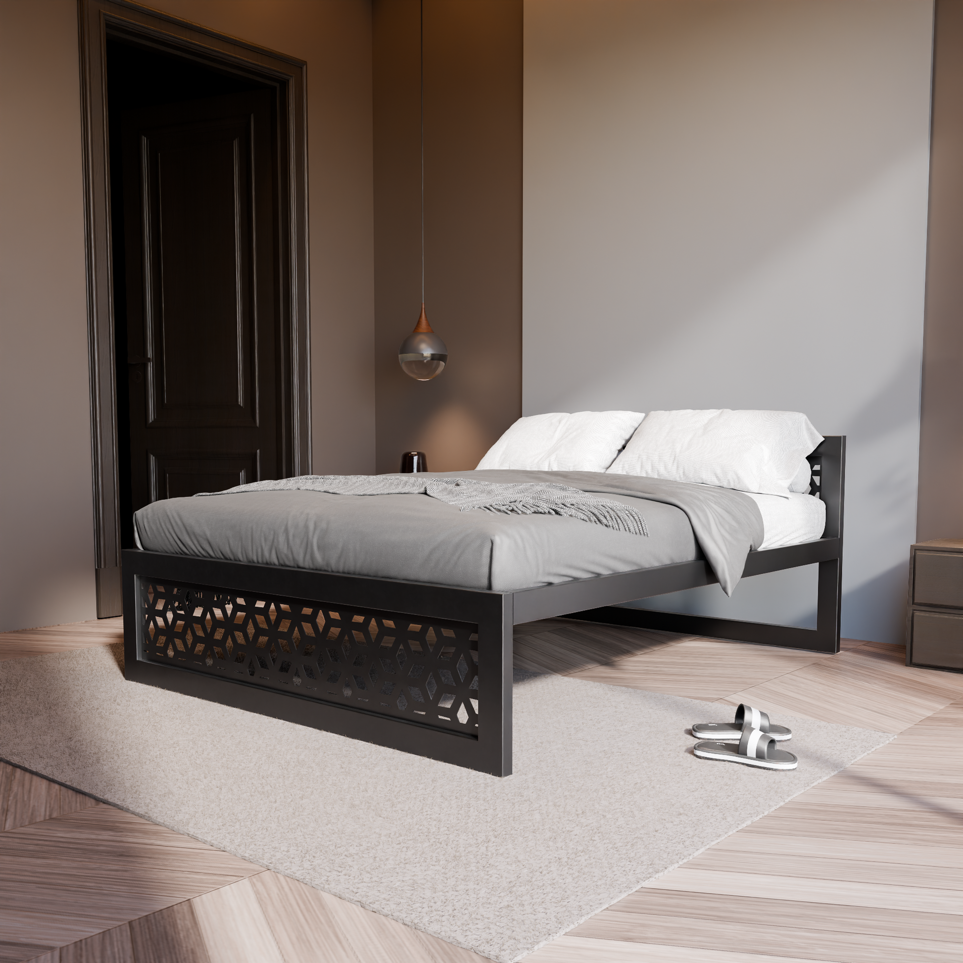 Metallbett Ryka Perfor M7 – stabiles Bettgestell Metall