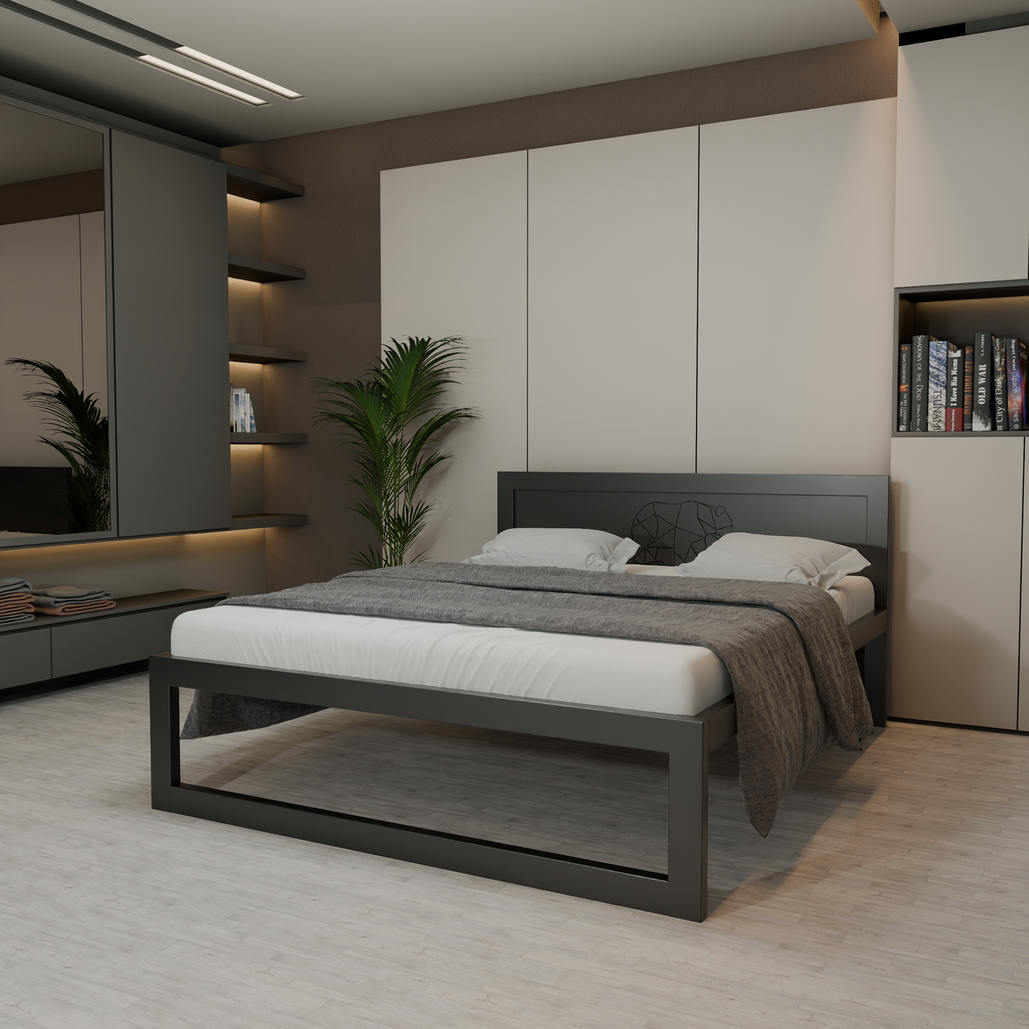Metallbett Ryka Standard M7 – stabiles Bettgestell Metall