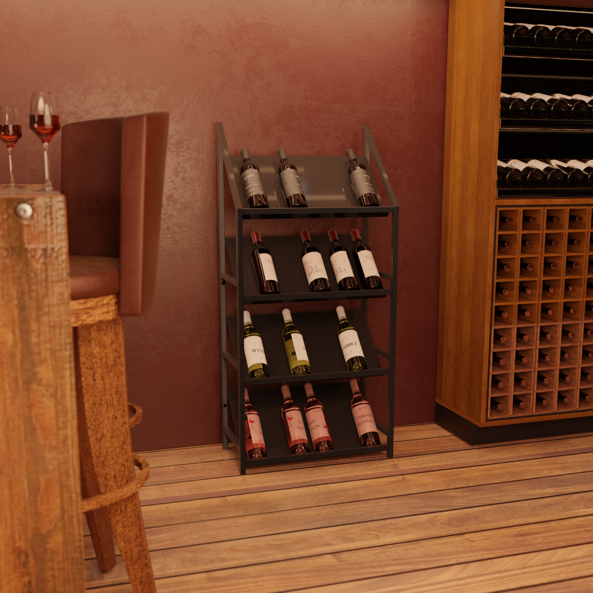 Weinregal Bordeaux