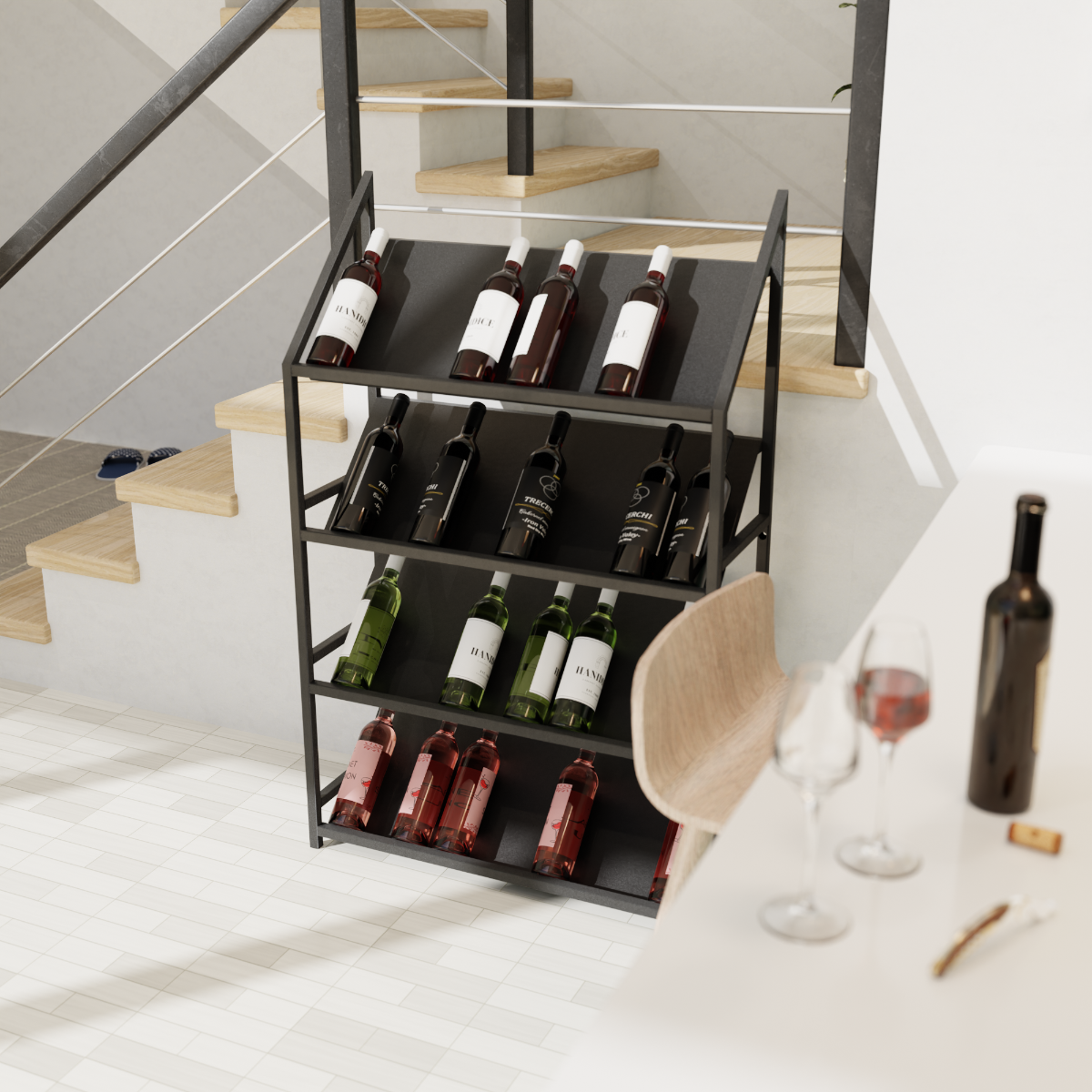 Weinregal Bordeaux