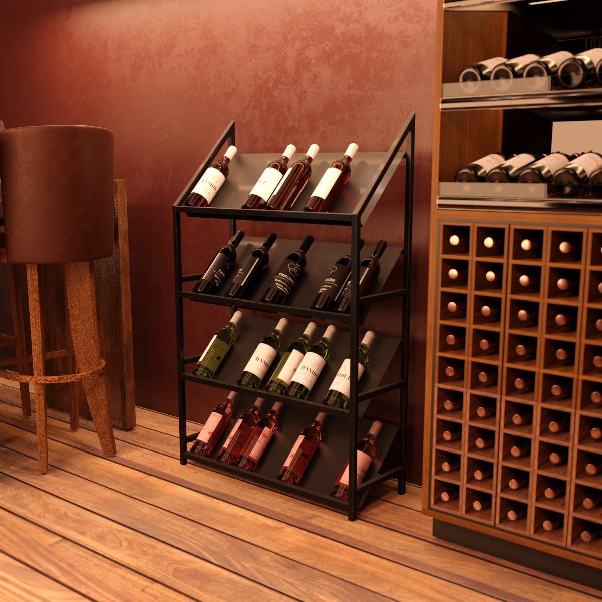 Weinregal Bordeaux