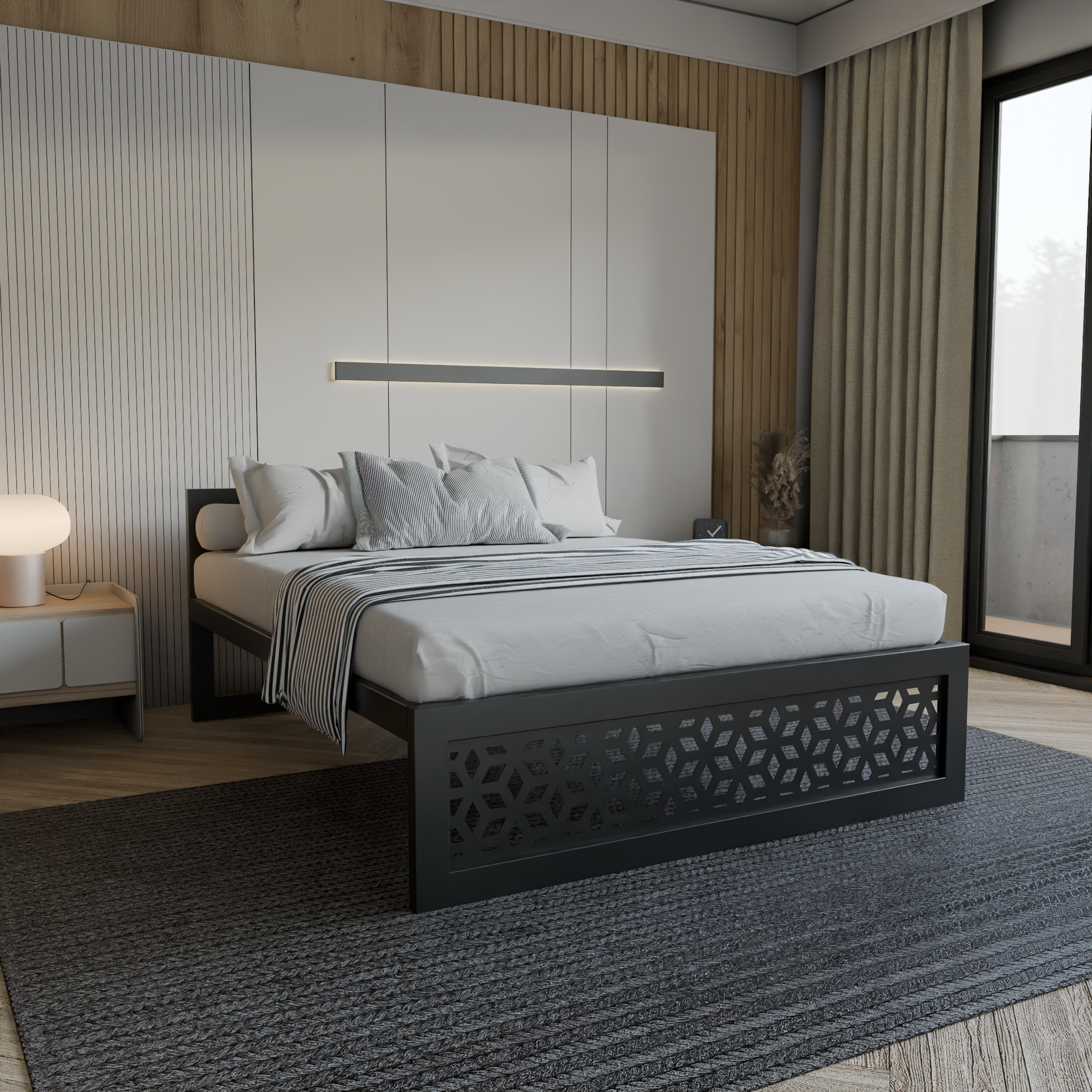 Metallbett Ryka Perfor M7 – stabiles Bettgestell Metall
