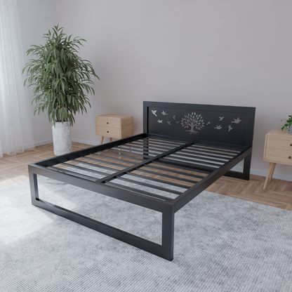 Metallbett Ryka Standard M4 – stabiles Bettgestell Metall