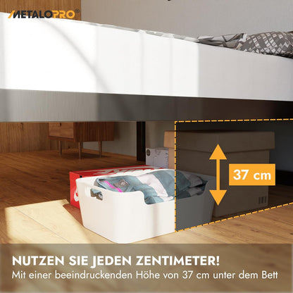 Metallbett Ryka Perfor M12 – stabiles Bettgestell Metall