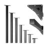Tischbein aus Metall Leg