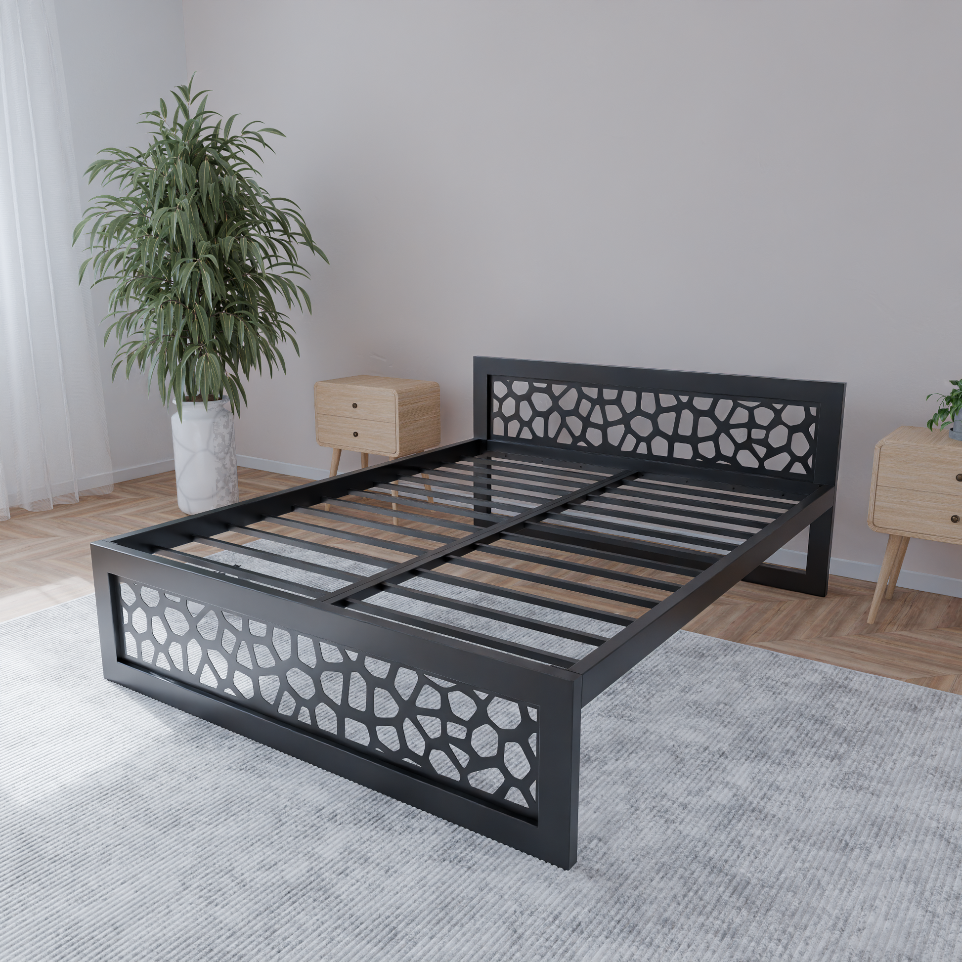 Metallbett Ryka Perfor M19 – stabiles Bettgestell Metall