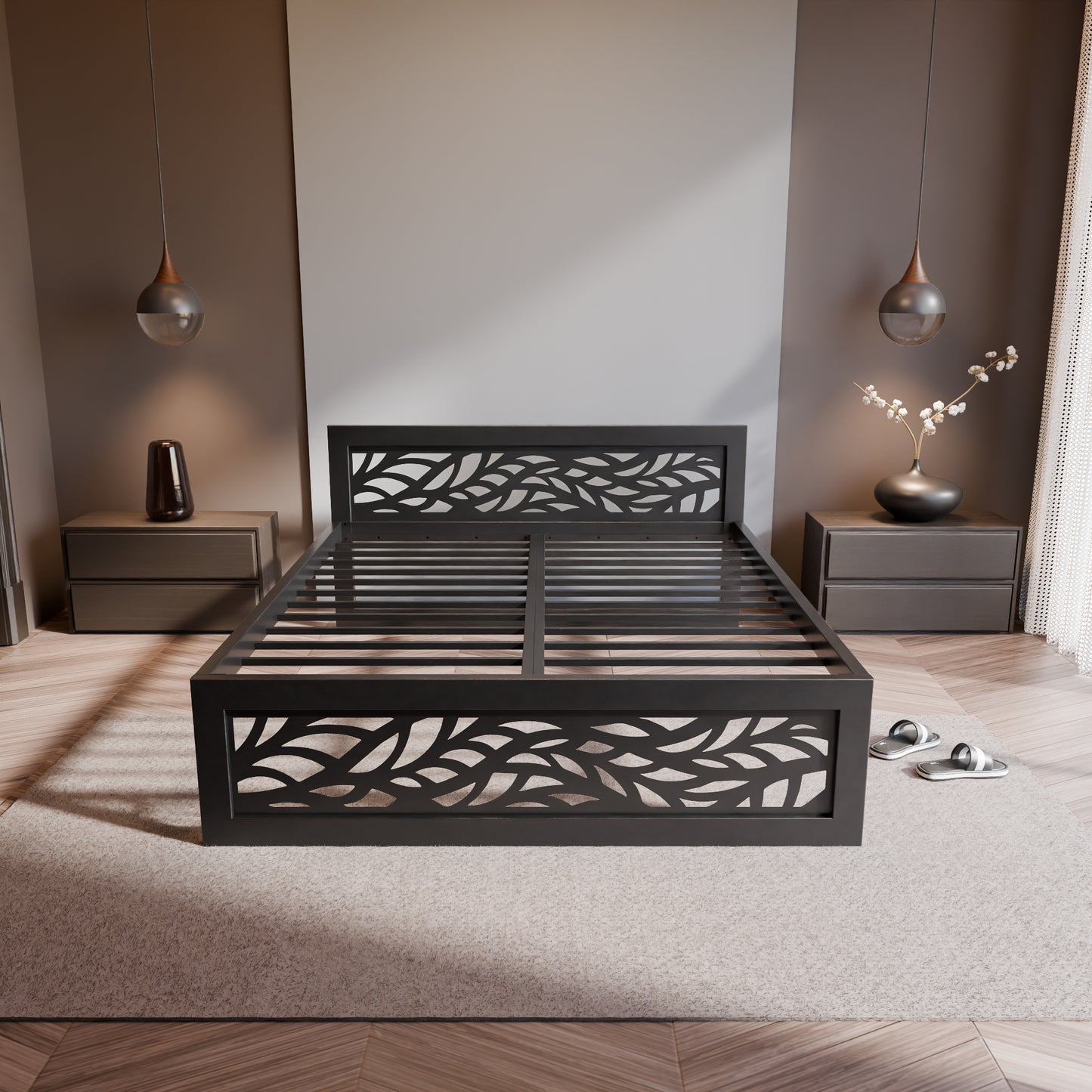 Metallbett Ryka Perfor M2 – stabiles Bettgestell Metall