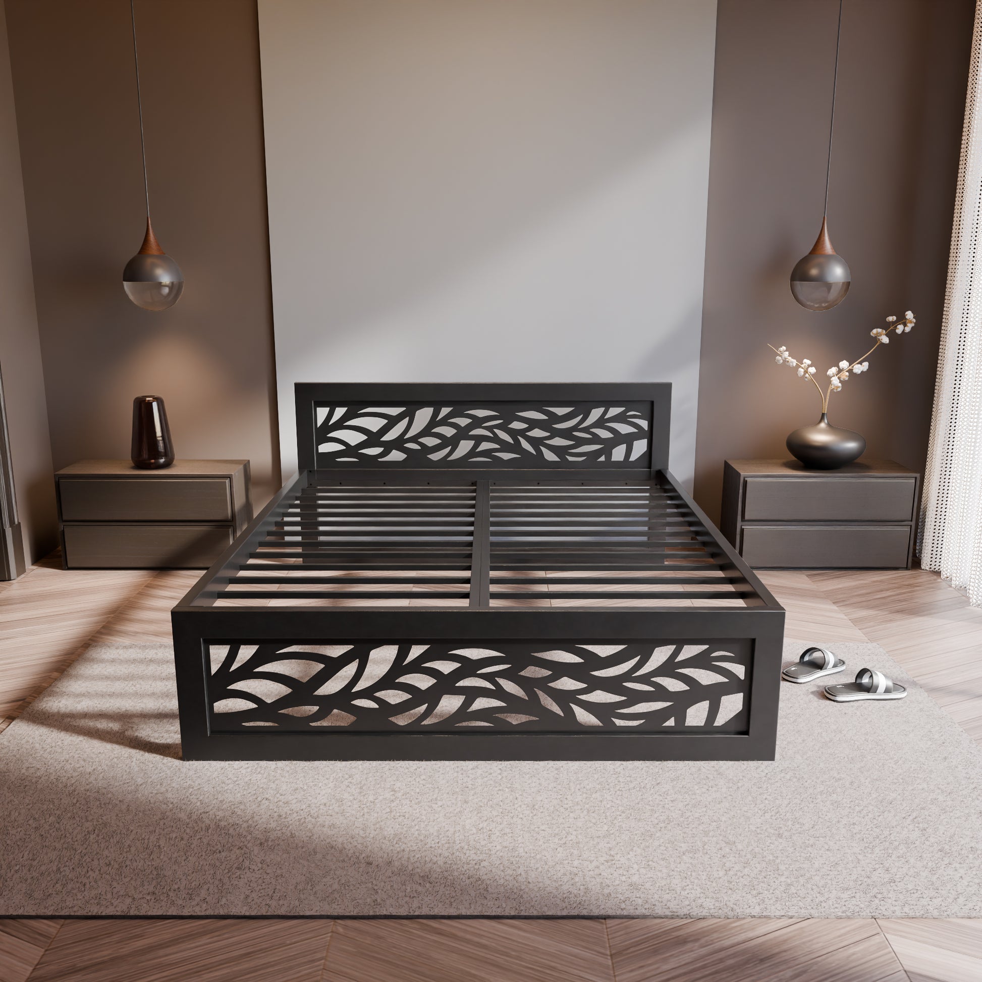 Metallbett Ryka Perfor M2 – stabiles Bettgestell Metall