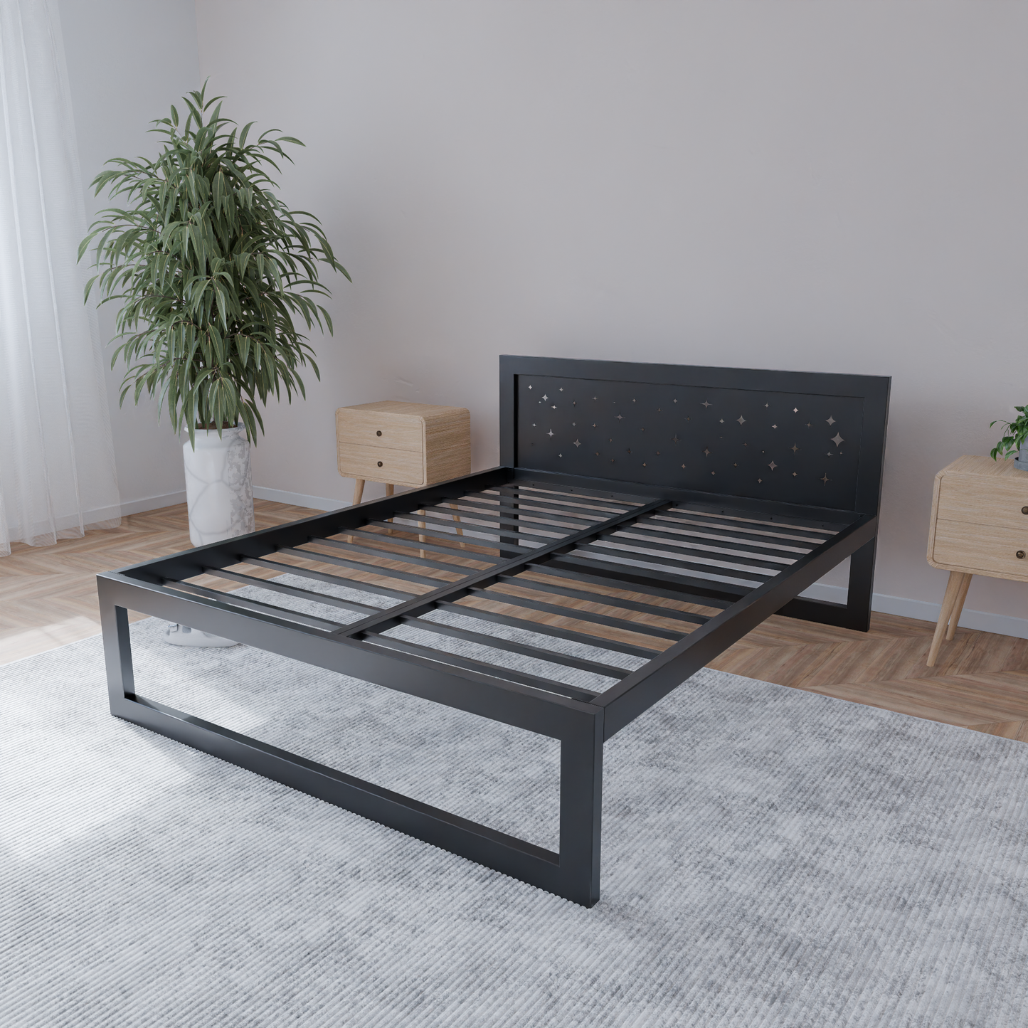 Metallbett Ryka Standard M10 – stabiles Bettgestell Metall