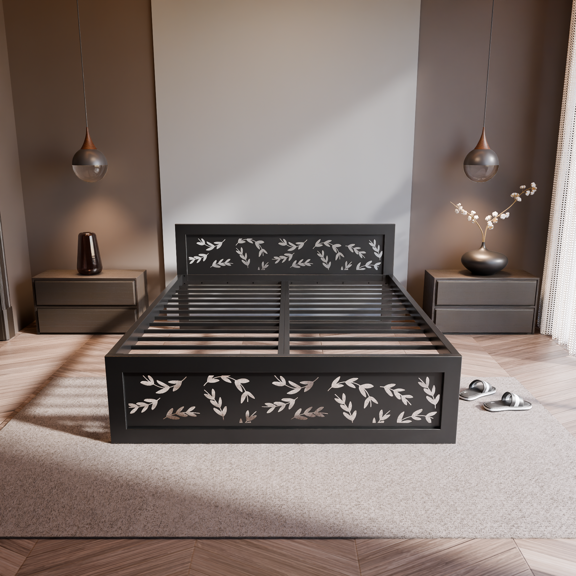 Metallbett Ryka Perfor M22 – stabiles Bettgestell Metall