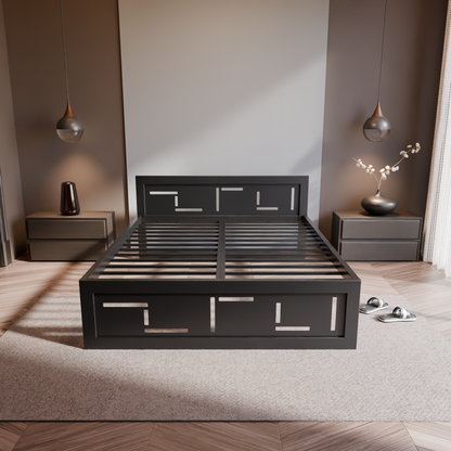 Metallbett Ryka Perfor M16 – stabiles Bettgestell Metall