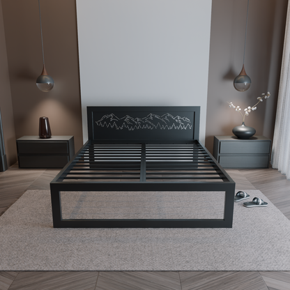 Metallbett Ryka Standard M3 – stabiles Bettgestell Metall