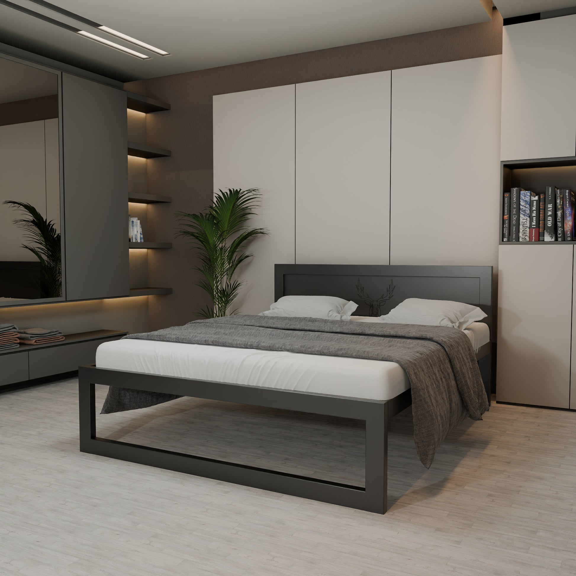 Metallbett Ryka Standard M5 – stabiles Bettgestell Metall