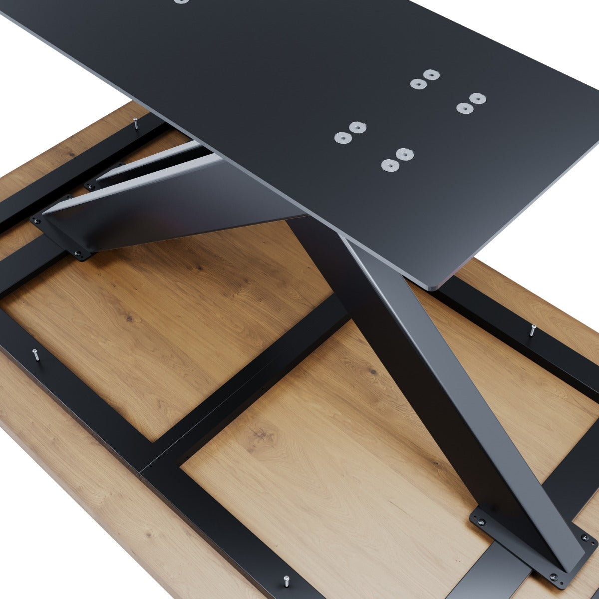 Tischgestell aus Metall Zaniah Frame