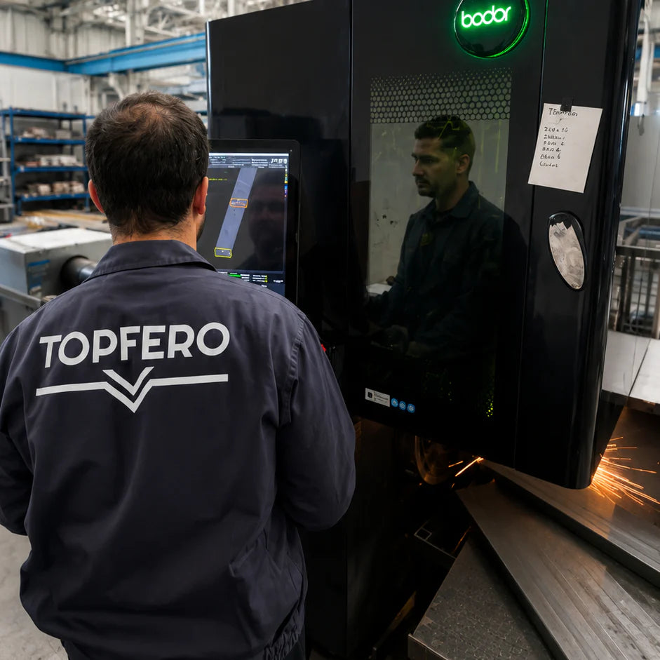 Geschnitten mit Bodor-Laser